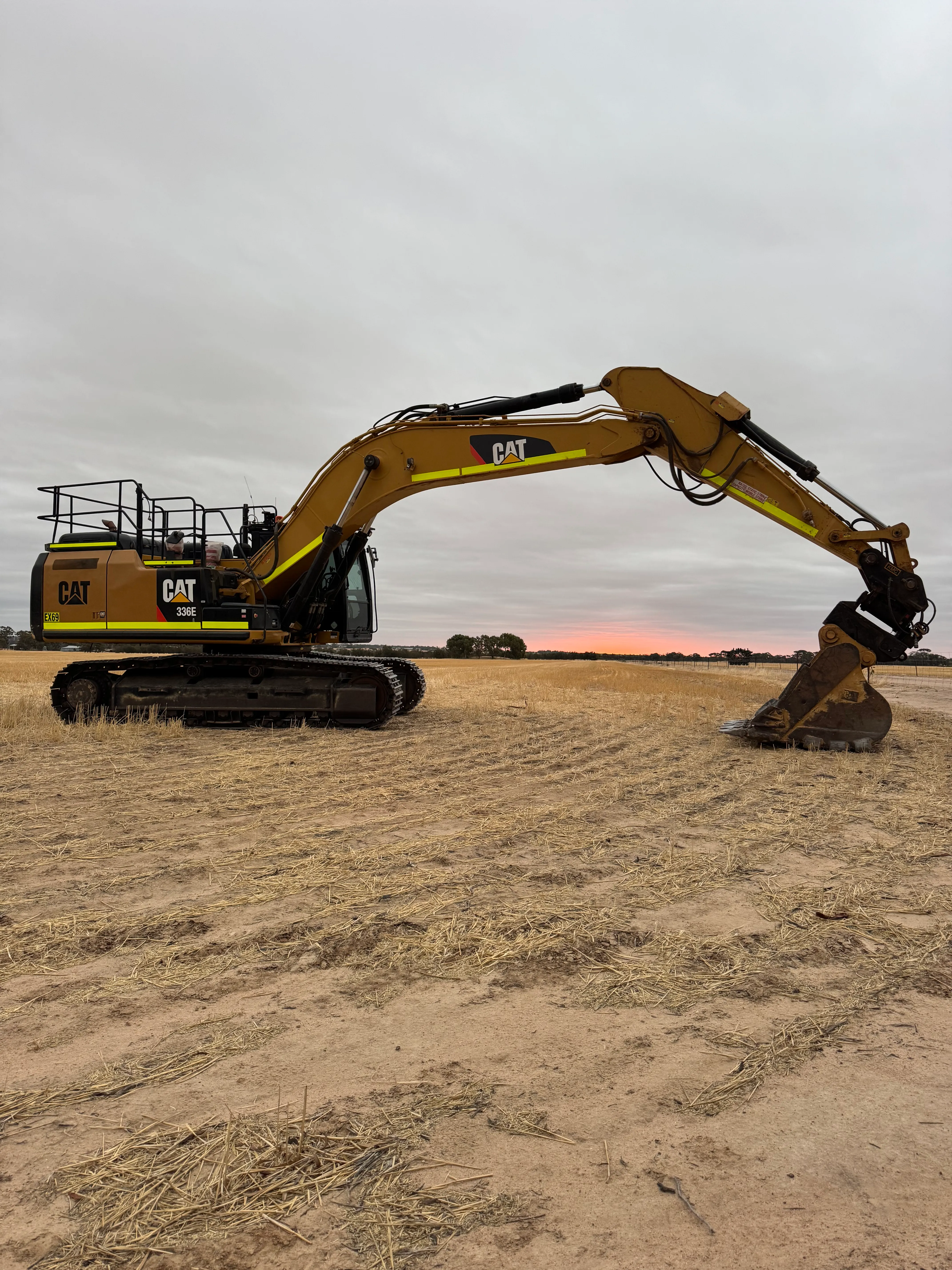 Caterpillar 336E Excavator available for hire in Western Australia